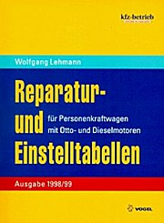 Reparatur- und Einstelltabellen Ausgabe 1998/99