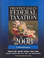 Prentice Hall’s Federal Taxation 2008
