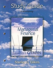 Study Guide Principles of Managerial Finance