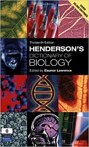 Henderson’s Dictionary Of Biology [Taschenbuch] by Lawrence, Eleanor