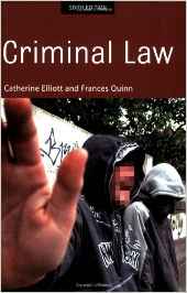 Criminal Law [Taschenbuch] by Elliott, Catherine; Quinn, Frances