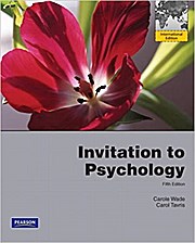 Invitation to Psychology: Development, Relationships and Culture by Wade, Carole