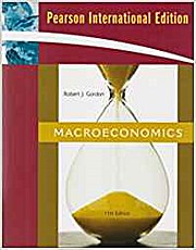 Macroeconomics by Gordon, Robert J.