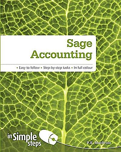 Sage Accounting in Simple Steps by MacBride, P K